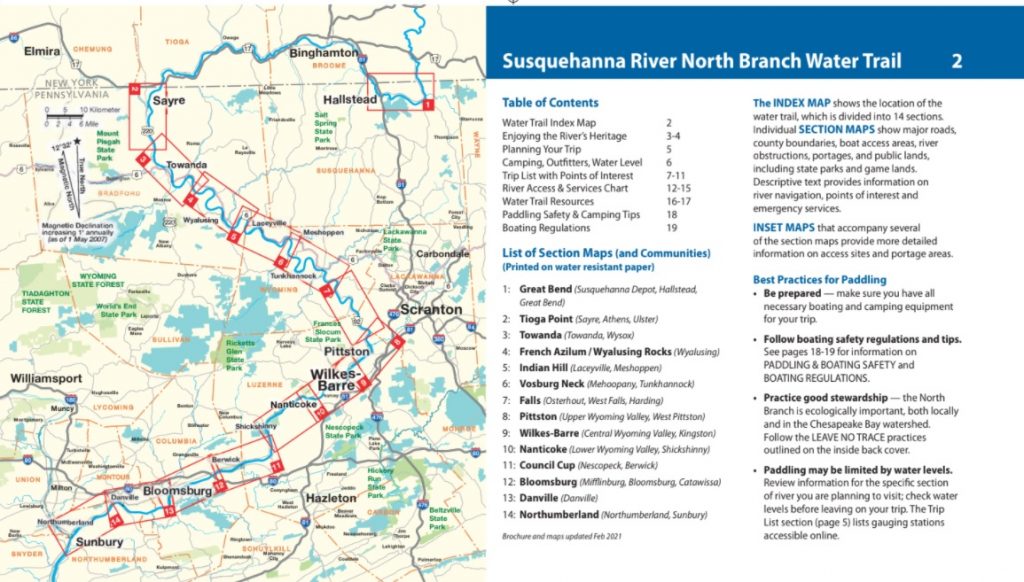 New Susquehanna River Trail Maps Available